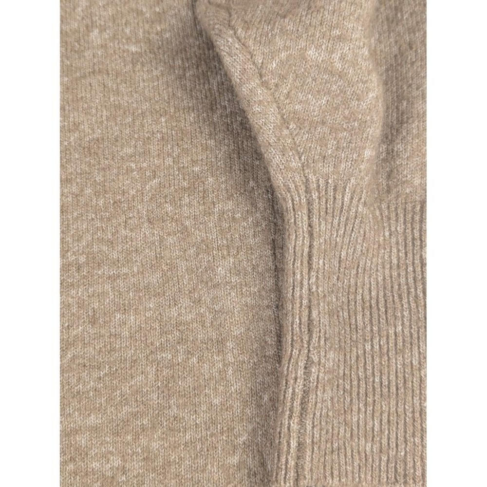 H&M Cardigan Wool Blend Taupe Longline Knit Cardigan Sweater Women's S - Picture 10 of 10
